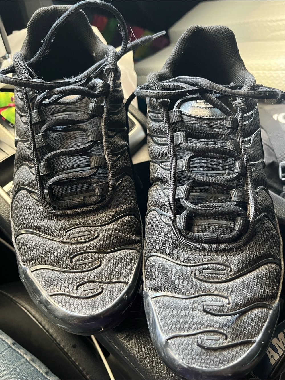 Nike Men's Black Running Sneakers with Textured Upper